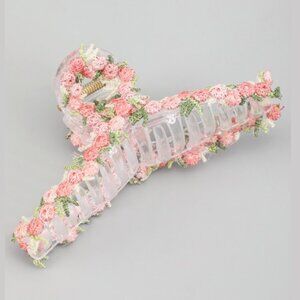 Flower Hair Jaw Clip